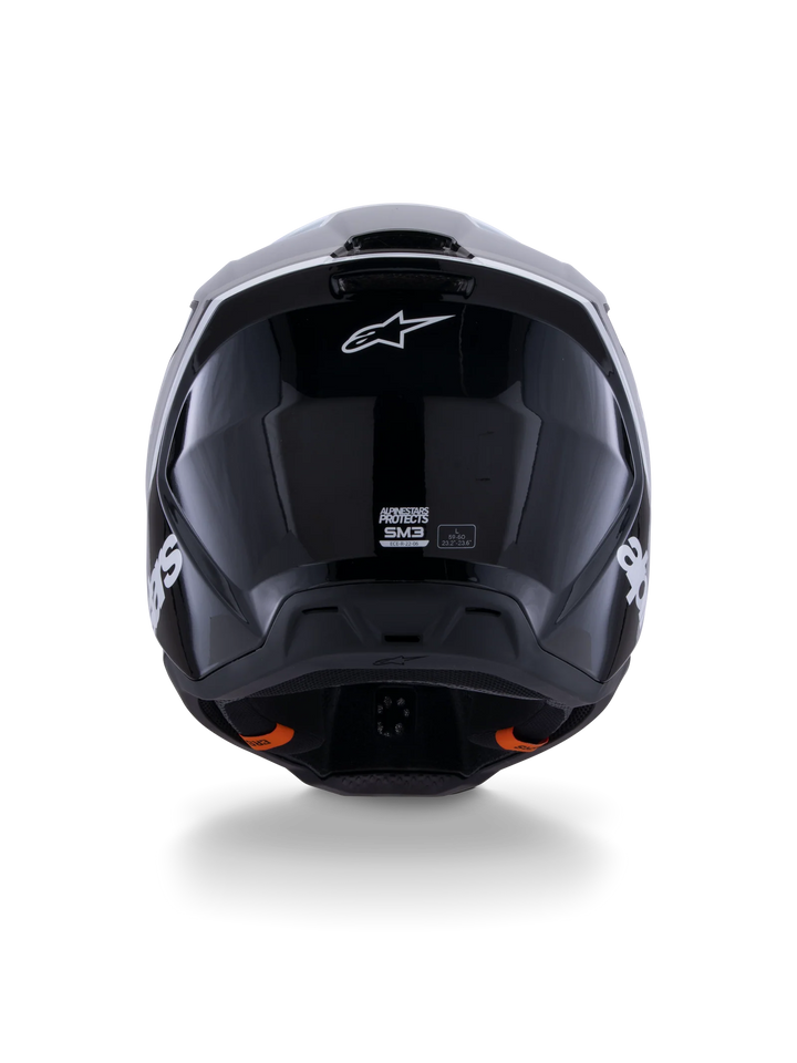 Alpinestars SM3 Radium MX Helmet Black White Grey