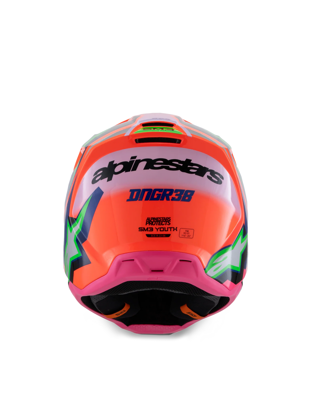 Alpinestars Youth SM3 Deegan MX Helmet Orange