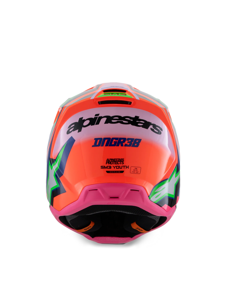 Alpinestars Youth SM3 Deegan MX Helmet Orange