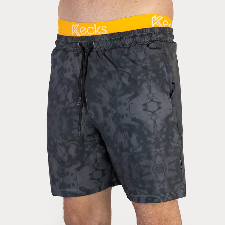 Kecks Mens Tech Shorts - Carbon Grey