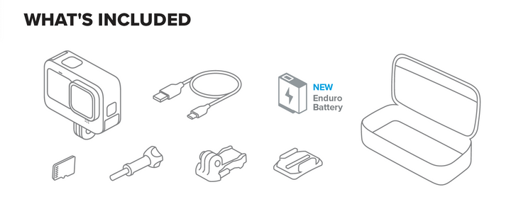 GoPro HERO11 BLACK Bundle - includes SD Card & Case