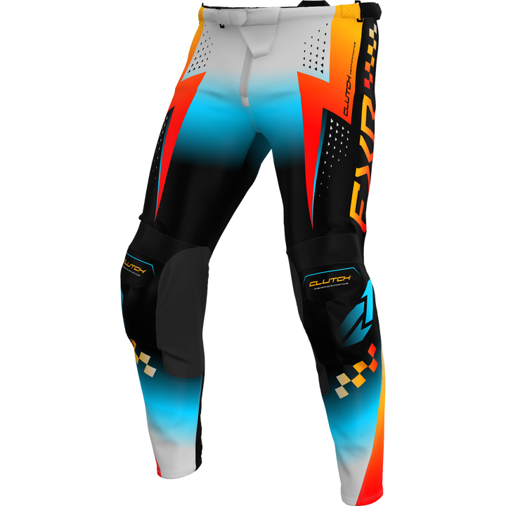 2026 FXR Youth Clutch Grey Blue Orange Kit Combo