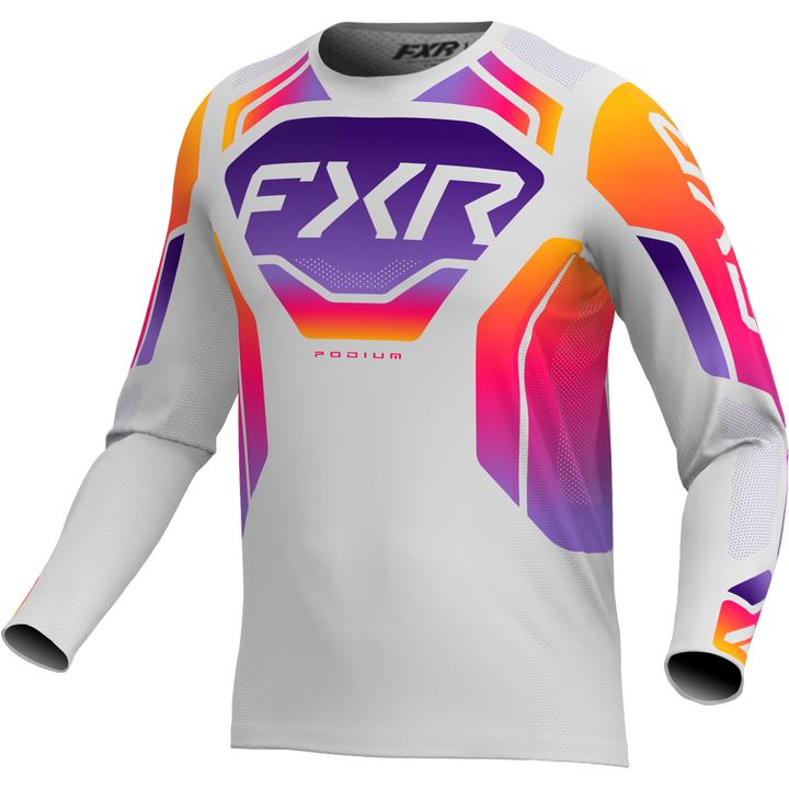 2026 FXR Youth Podium Grey Purple Orange Kit Combo