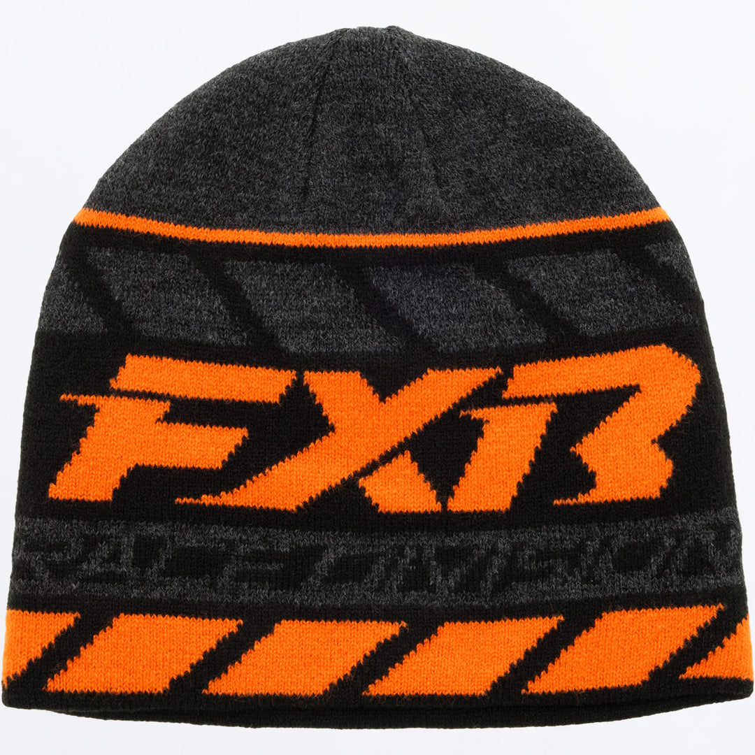 FXR Race Division Beanie Hat Grey Orange