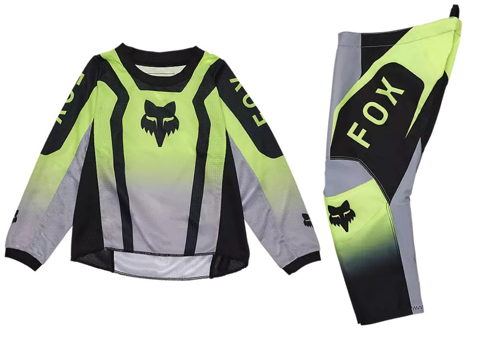 2025 Fox Kids 180 Lean Yellow PeeWee Kit Combo