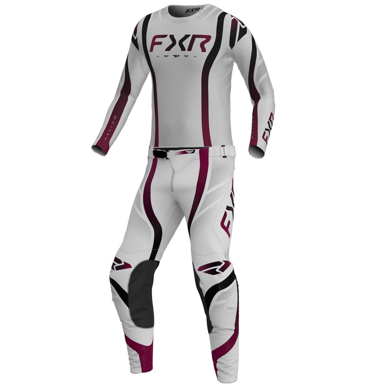 2026 FXR Helium Infinity Silver Grey MX Kit Combo
