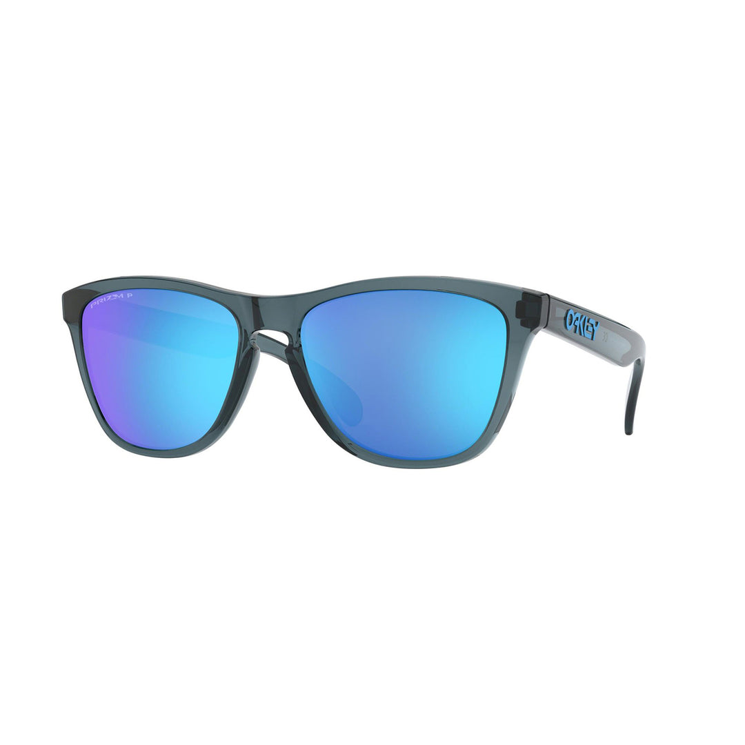 Oakley Frogskins Sunglasses Crystal Black Frame - Prizm Sapphire Polarized Lens