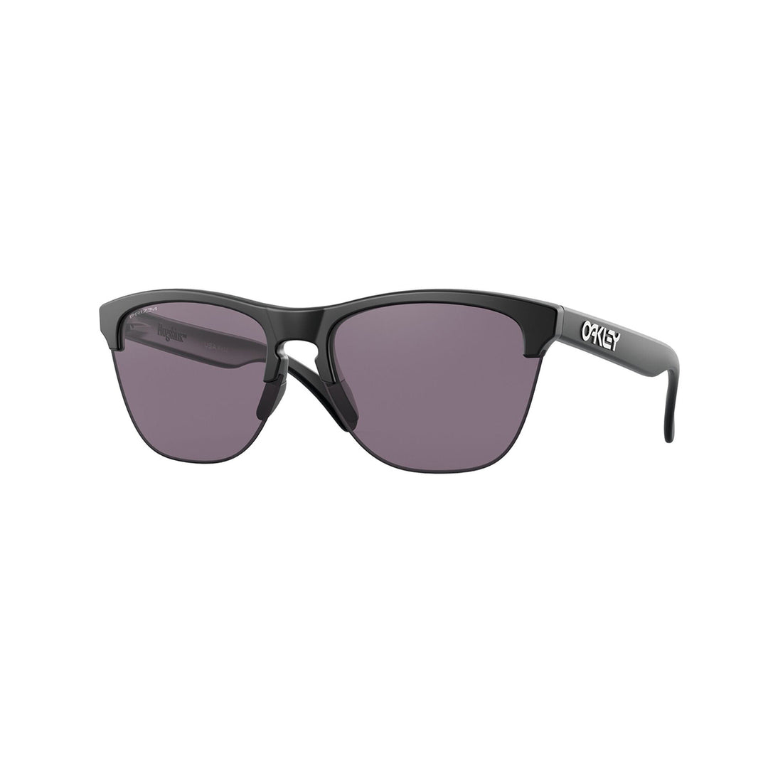 Oakley Frogskins Lite Sunglasses Matte Black Frame - Prizm Grey Lens