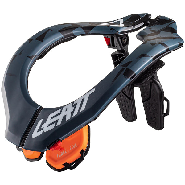 2023 Leatt GPX 3.5 Neck Brace Coral Blue Orange