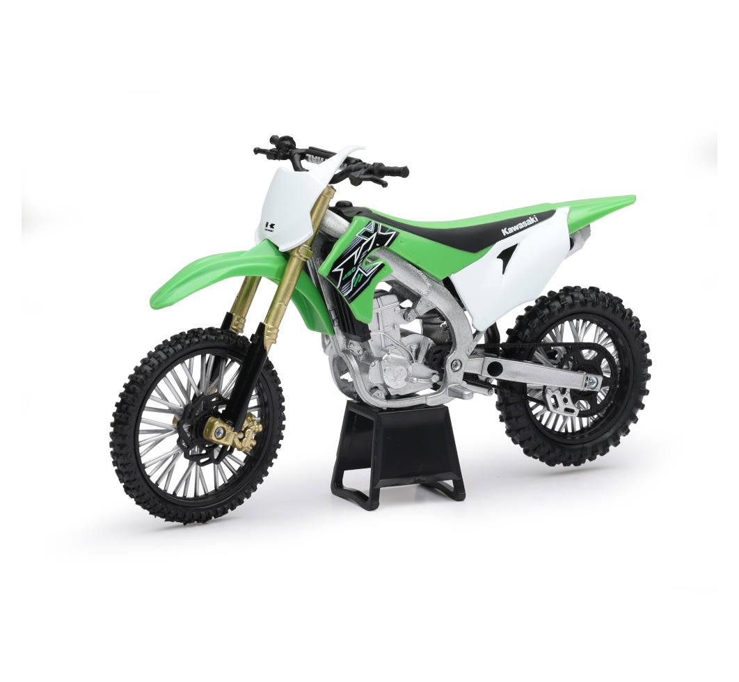 KAWASAKI KXF450 1:12 SCALE DIECAST MX MODEL BIKE