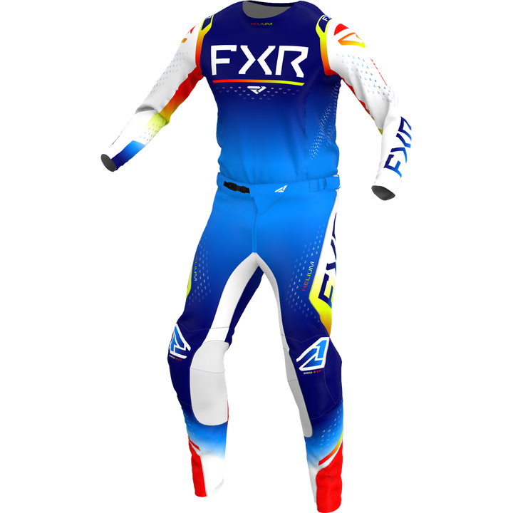 2023 FXR HELIUM CITRUS FUSION BLUE YELLOW MX KIT COMBO