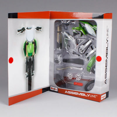 SELF ASSEMBLY KAWASAKI KXF450 1:12 SCALE BUILD YOUR OWN MX MODEL BIKE