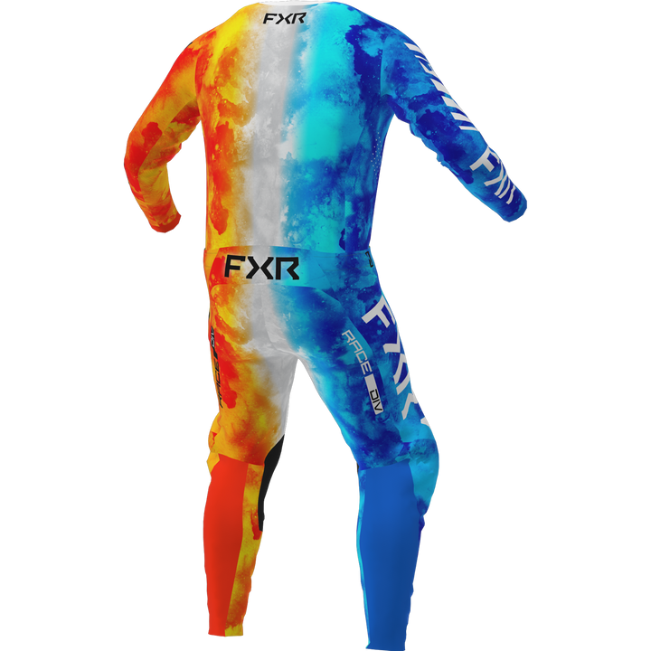 2023 FXR PODIUM MX FIRE & ICE BLUE ORANGE MX KIT COMBO