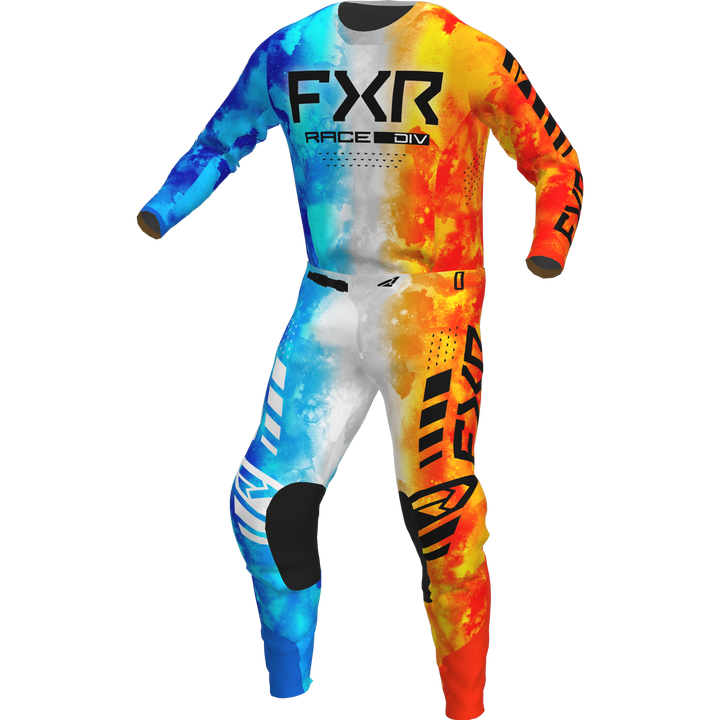 2023 FXR PODIUM MX FIRE & ICE BLUE ORANGE MX KIT COMBO