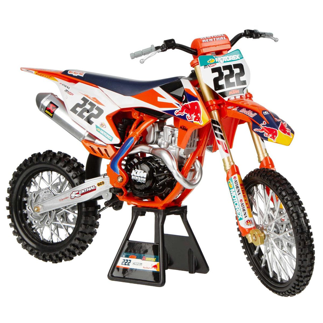 TONY CAIROLI RED BULL KTM SXF 450 1:6 SCALE DIECAST MX MODEL BIKE