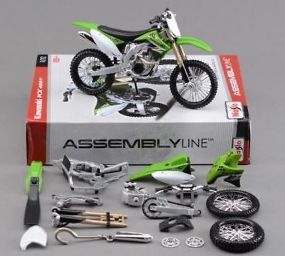 SELF ASSEMBLY KAWASAKI KXF450 1:12 SCALE BUILD YOUR OWN MX MODEL BIKE