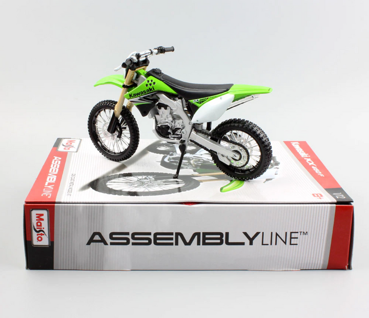 SELF ASSEMBLY KAWASAKI KXF450 1:12 SCALE BUILD YOUR OWN MX MODEL BIKE