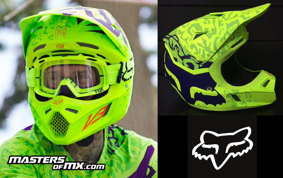 Fox helmet with 2025 goggles