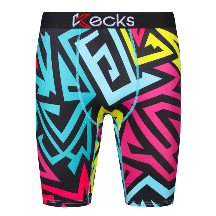 Kecks Kids Jagged Maze Print Underwear