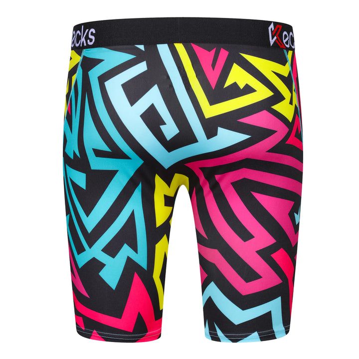Kecks Kids Jagged Maze Print Underwear
