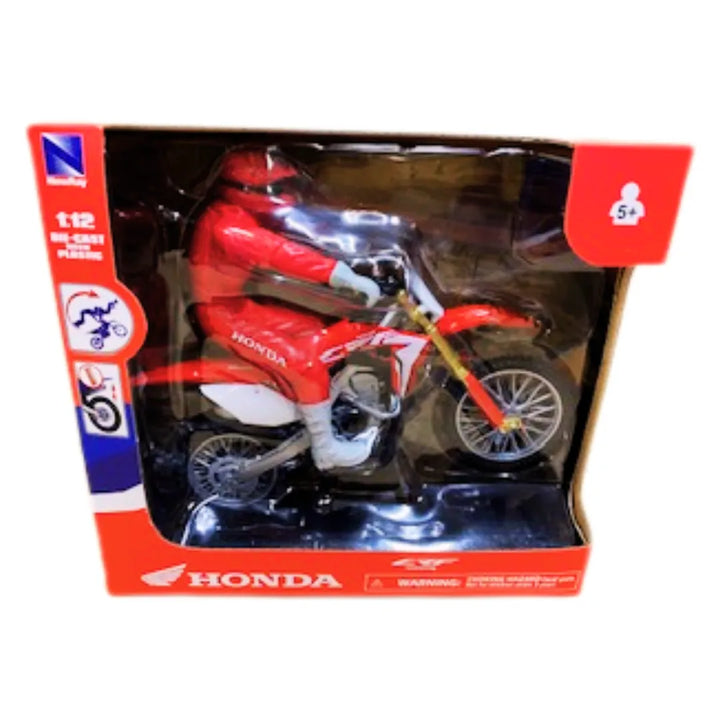 New Ray Honda CRF450 1:12 Model Bike With Rider