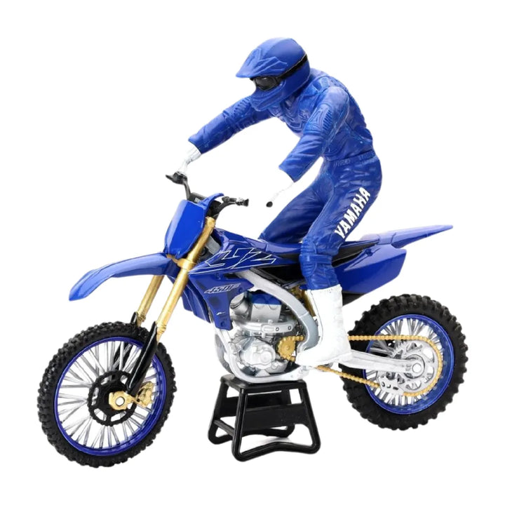 New Ray Yamaha YZ450F 1:12 Model Bike With Rider