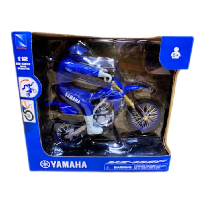 New Ray Yamaha YZ450F 1:12 Model Bike With Rider