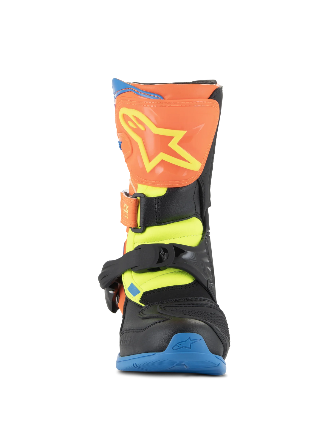 Alpinestars Kids Tech 3S Motocross Boots Orange Blue Yellow