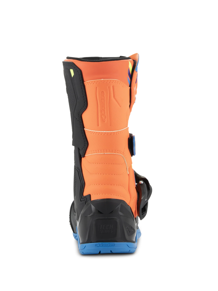 Alpinestars Kids Tech 3S Motocross Boots Orange Blue Yellow