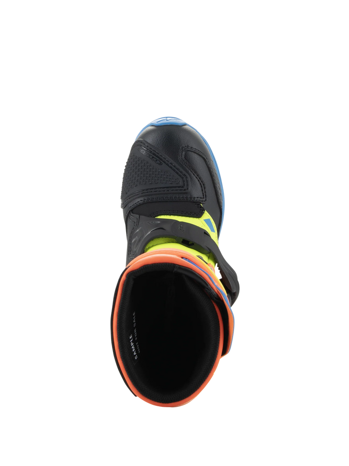 Alpinestars Kids Tech 3S Motocross Boots Orange Blue Yellow