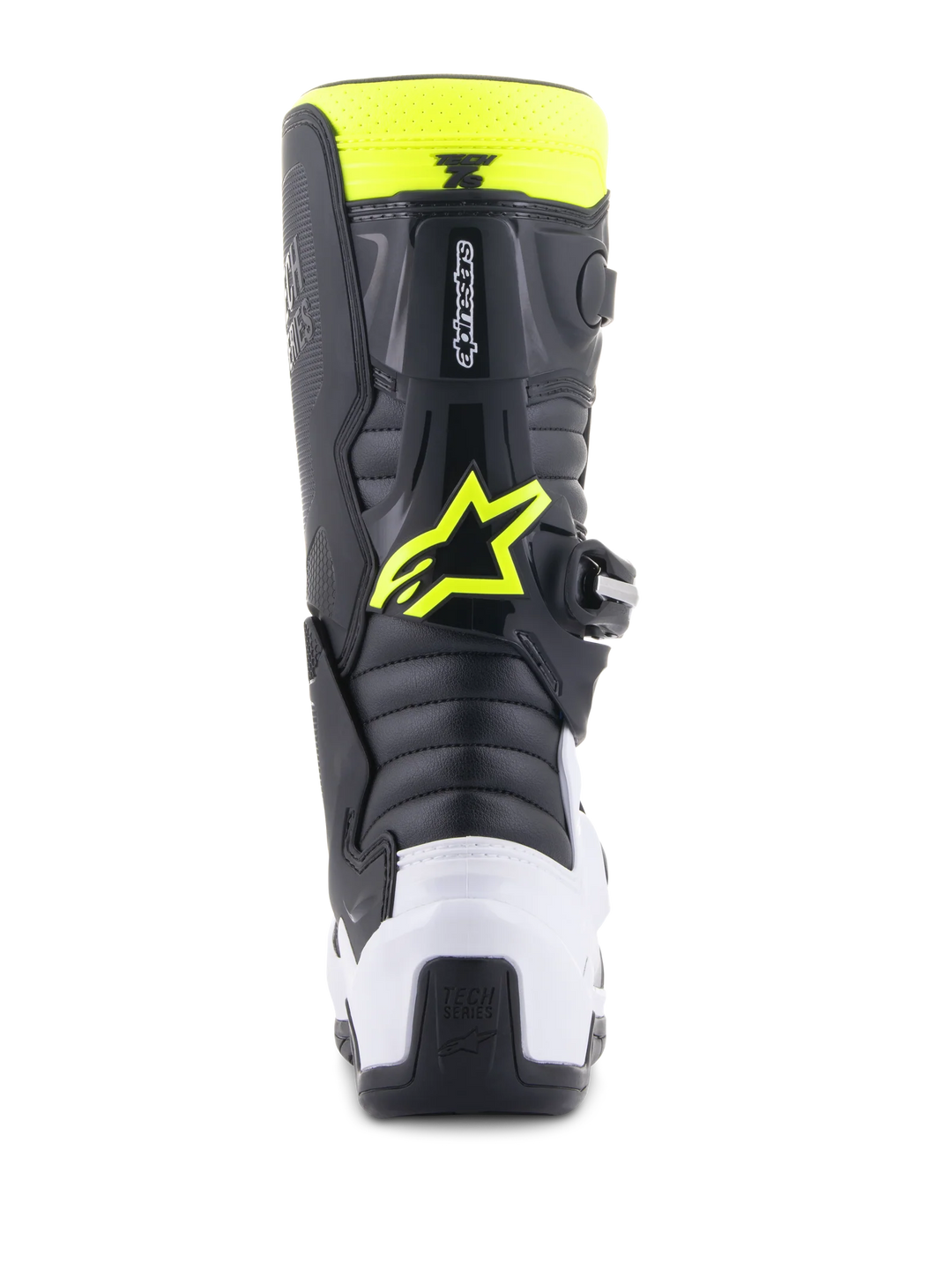 Alpinestars Youth Tech 7S Motocross Boots Black Blue Yellow