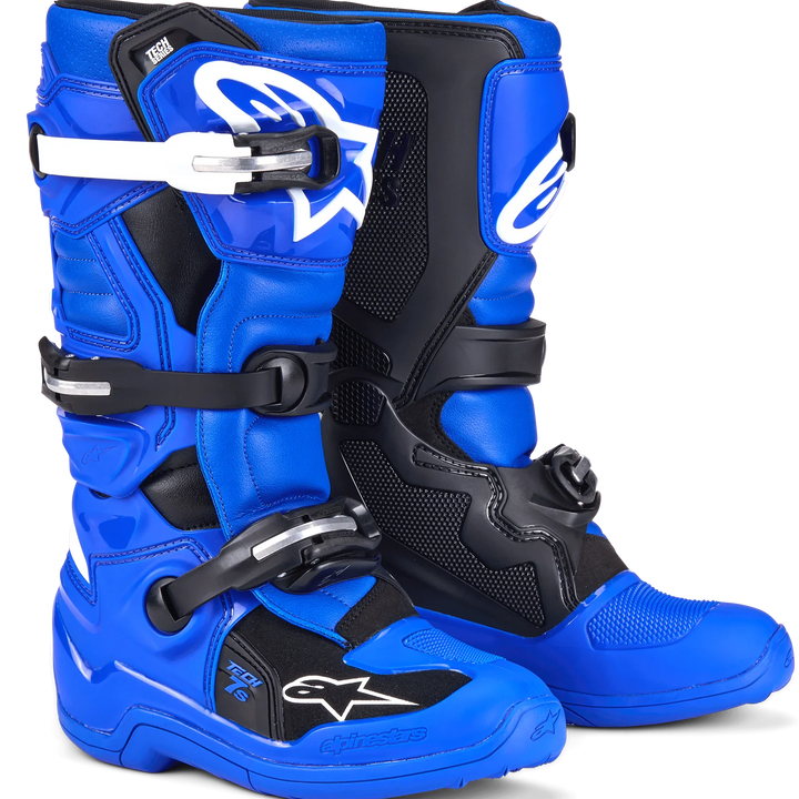 Alpinestars Youth Tech 7S Motocross Boots Blue