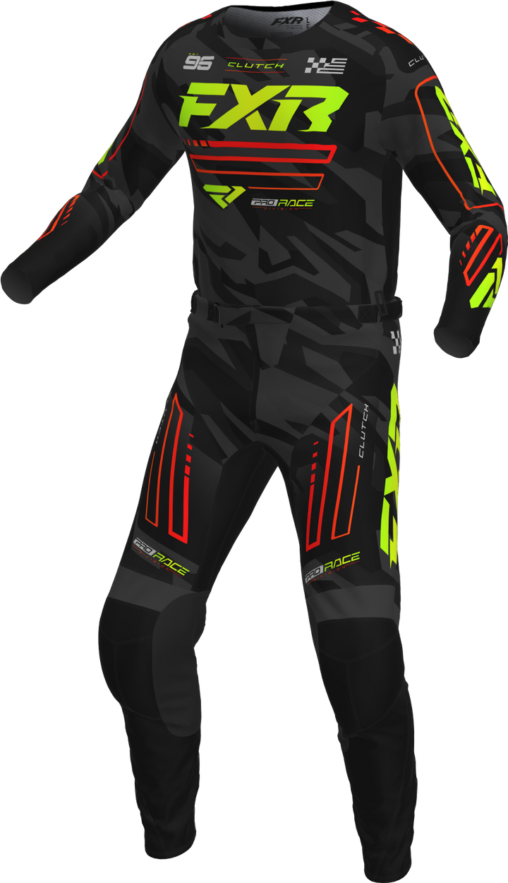 2025 FXR CLUTCH NUKE HI VIS CAMO MX KIT COMBO