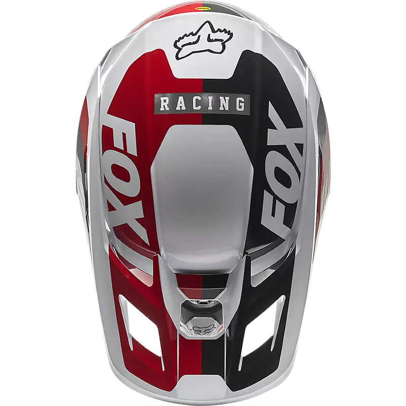 Fox V2 Paddox Red White Black Motocross Helmet