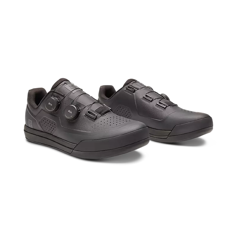 FOX UNION BOA CLIPLESS MTB SHOES BLACK