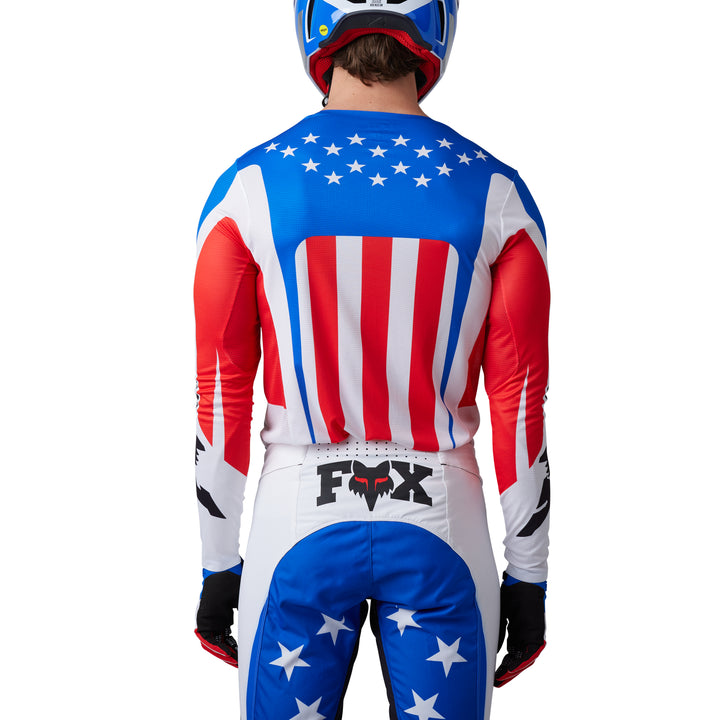 Fox Unity Limited Edition Flexair Red White Blue Kit Combo