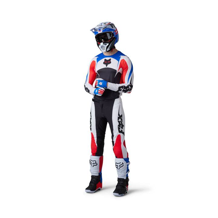 Fox Unity Limited Edition Flexair Red White Blue Kit Combo