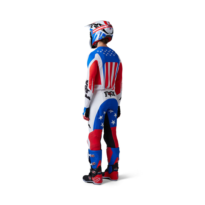Fox Unity Limited Edition Flexair Red White Blue Kit Combo