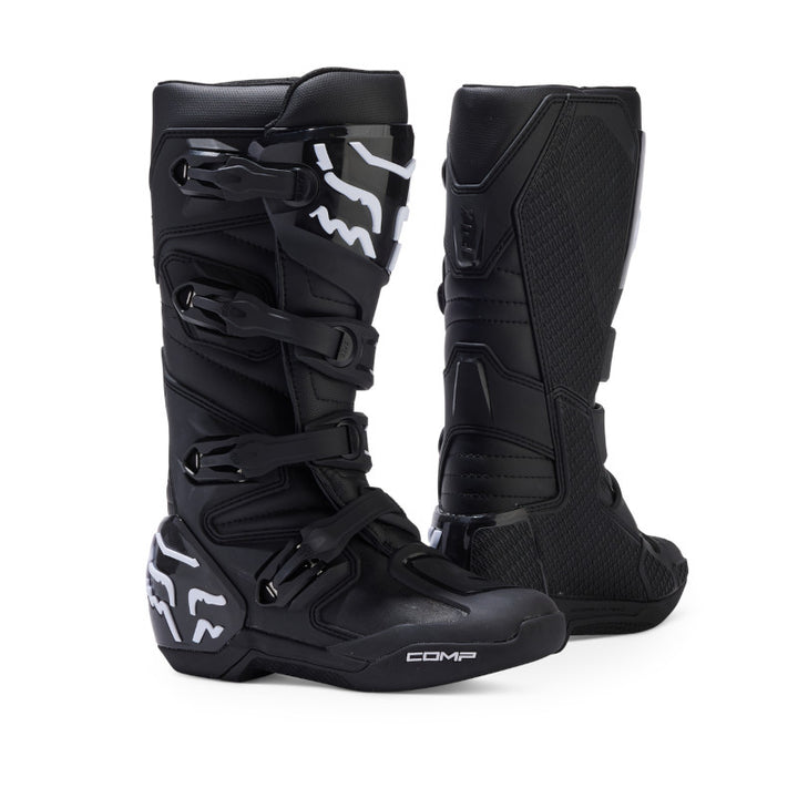 Fox Youth Comp Motocross Boots Black