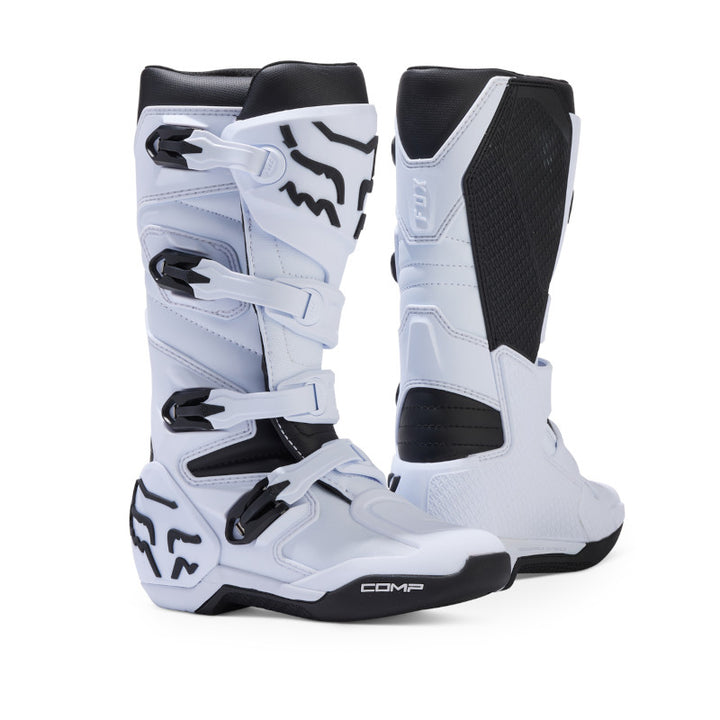 Fox Youth Comp Motocross Boots White