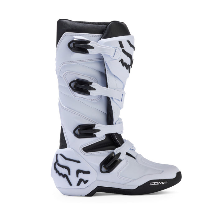 Fox Youth Comp Motocross Boots White