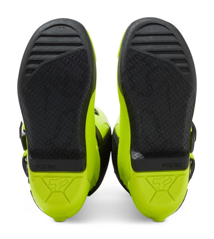 Fox Youth Comp Motocross Boots Flo Yellow