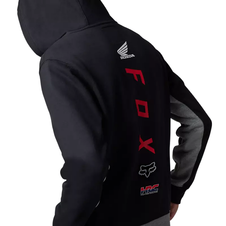 Fox X Honda Zip Hoodie Grey Black