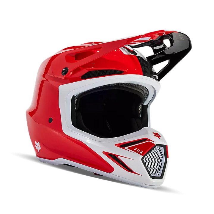 2024 Fox V3 RS Optical Red Motocross Helmet