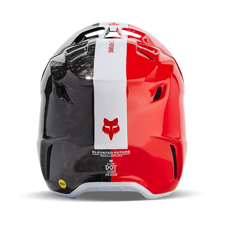 2024 Fox V3 RS Optical Red Motocross Helmet