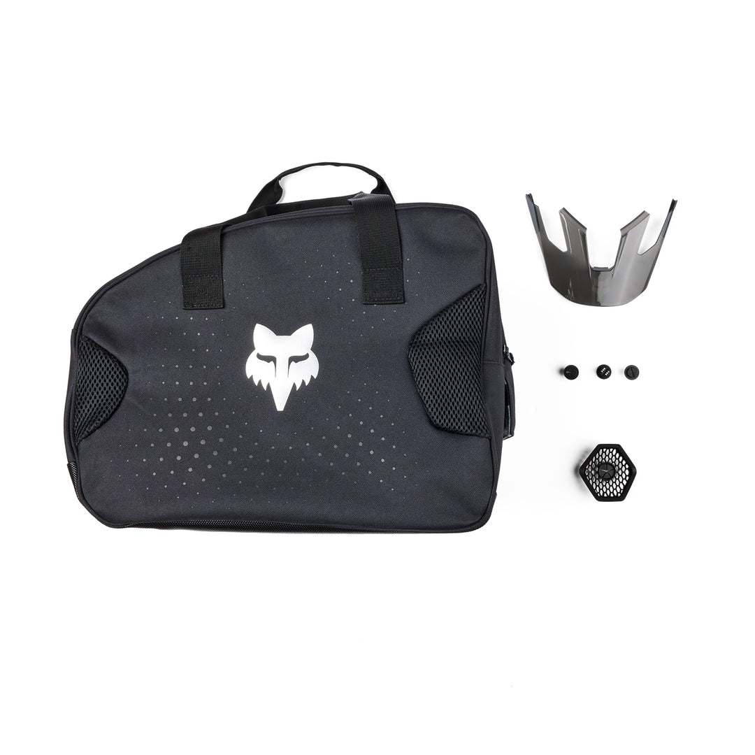 2025 Fox V3 SOLID MATTE BLACK Motocross Helmet