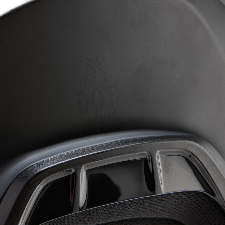 2025 Fox V3 SOLID MATTE BLACK Motocross Helmet