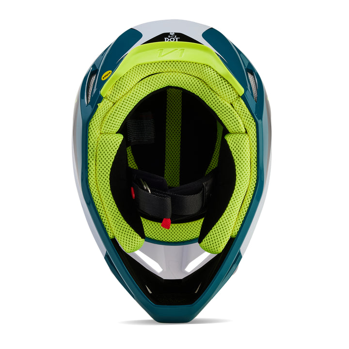 2024 Fox V1 Nitro Maui Blue Motocross Helmet