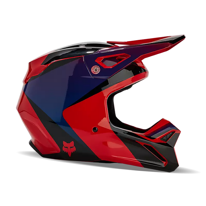 2024 Fox V1 STREAK Red Motocross Helmet