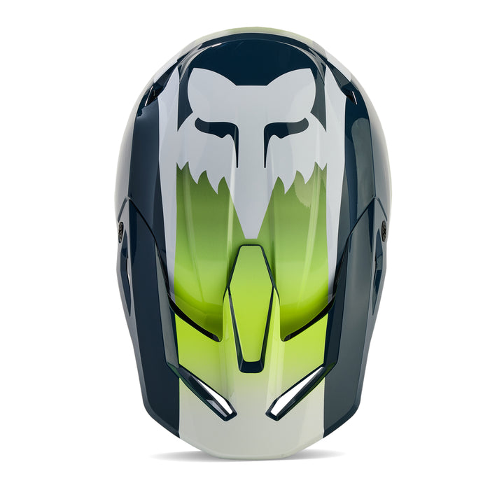 2024 Fox V1 Flora Blue Motocross Helmet